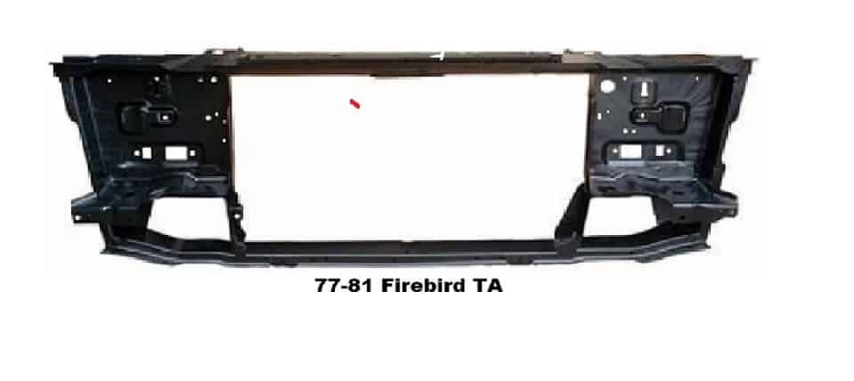 Radiator Support Panel: 77-81 Firebird TA (NEW) - IN STOCK